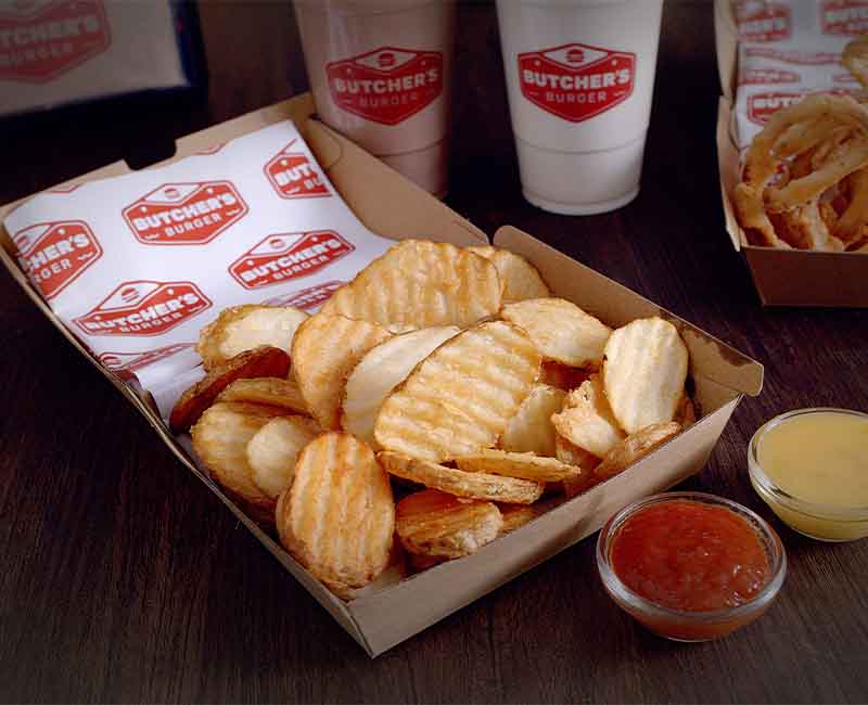 Crinkle-cut fries