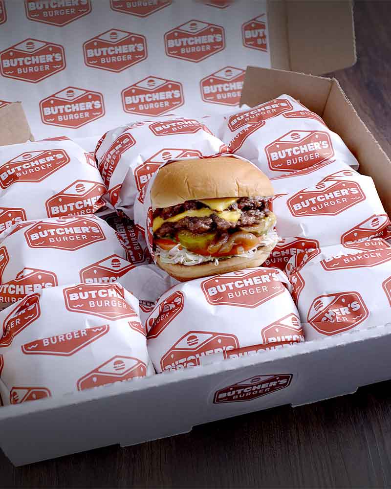 Stacked cheeseburger